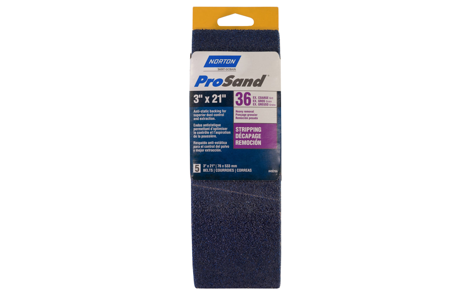 Norton ProSand 3 X 21 Sanding Belts 36 Grit 5 Pack Hardwick norton-prosand-3-x-21-sanding-belts-36-grit-5-pack-hardwick