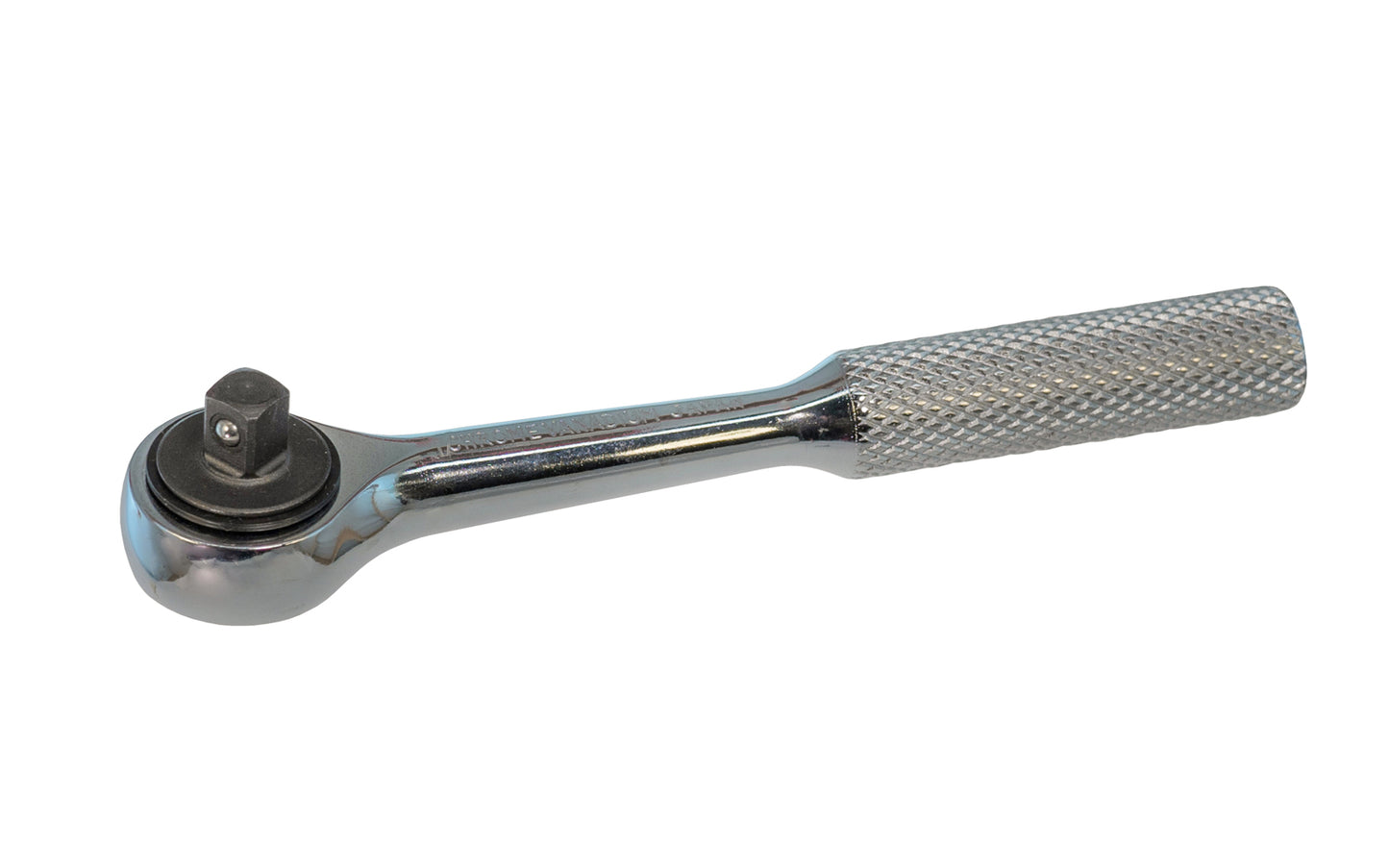 This 5" Small Ratchet Handle 1/4" Dr. is made of Chrome Vanadium Steel with an etched steel handle for a good grip. Easy change reversible ratchet direction. 5" overall length. 1/4" drive. Made in Japan.