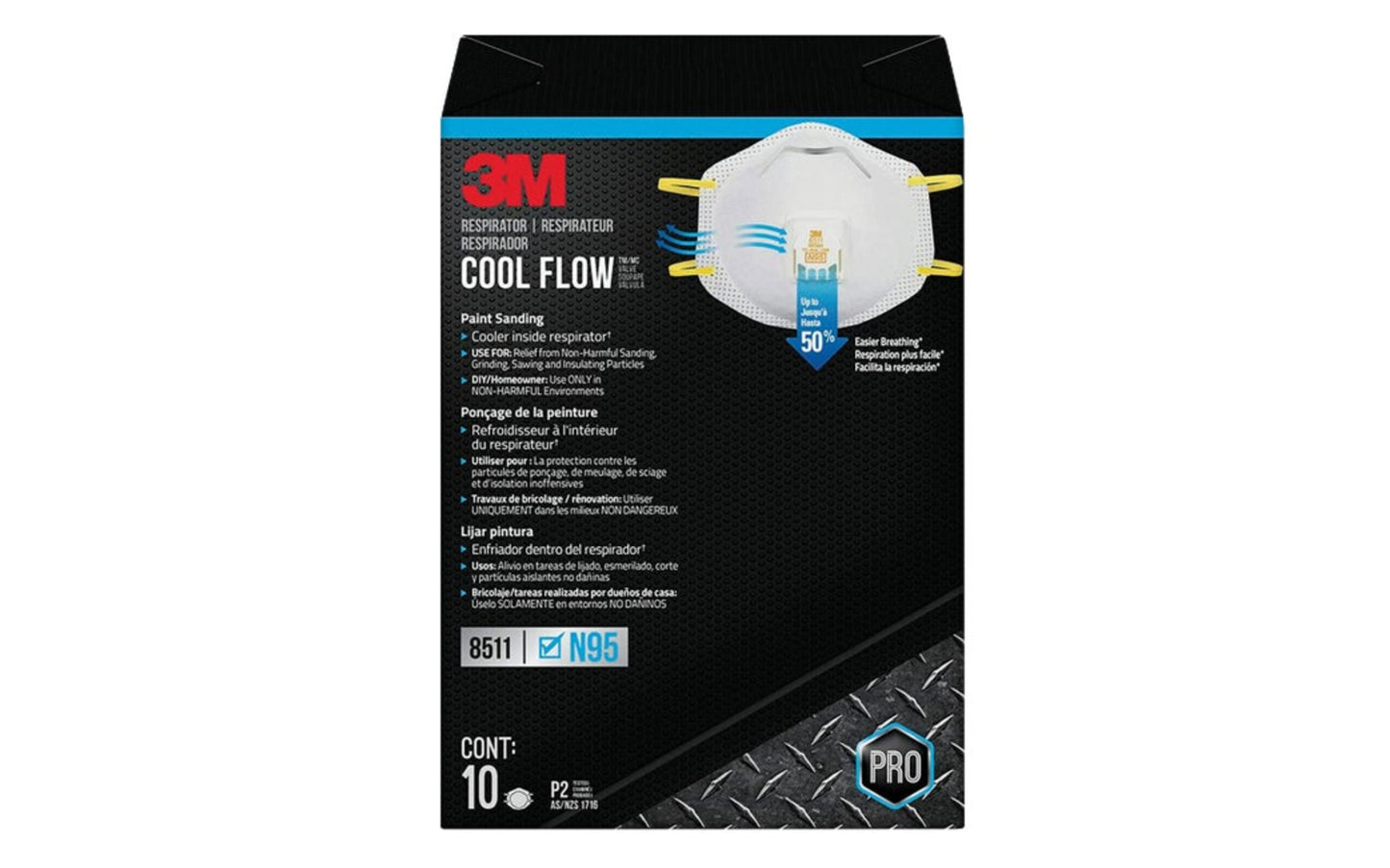 3M N95 Particulate Respirator 10 Pack - 8511