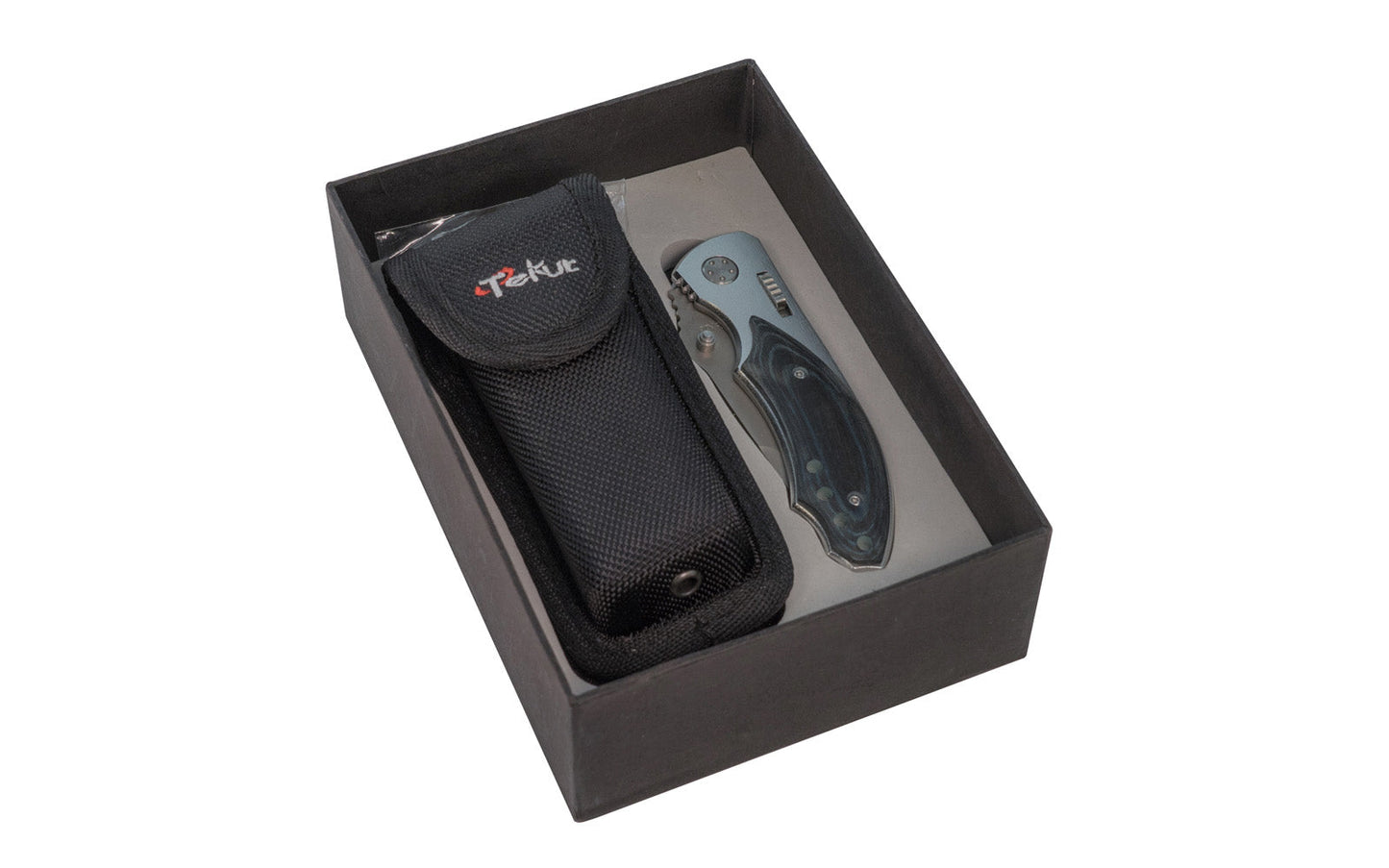 Tekut "Gent-A" Folding Pocket Knife with Nylon Case. Model GENT-A (LK5029A)-GT.