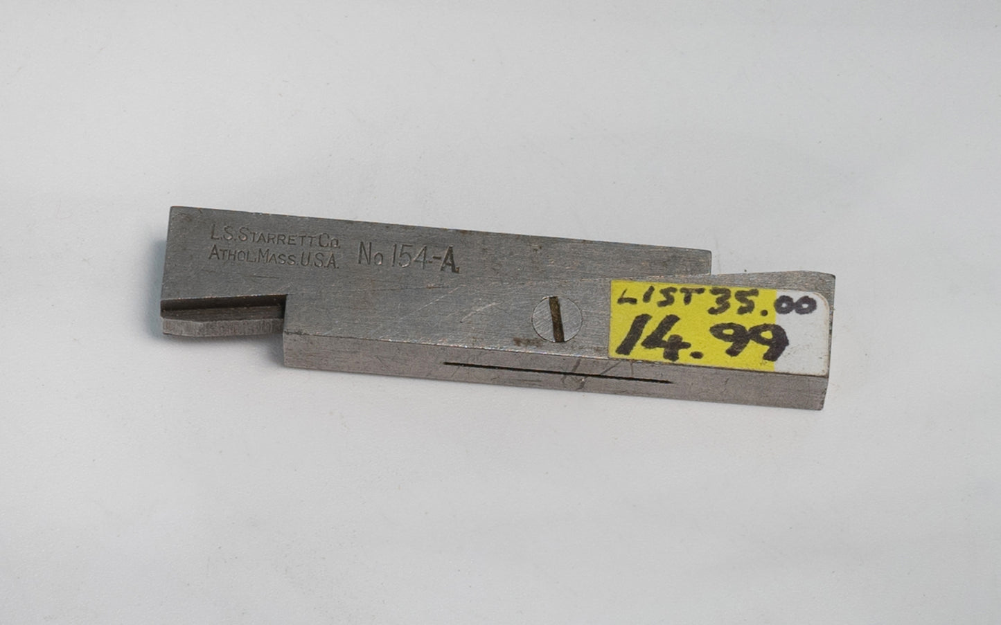 Starrett Adjustable Parallel No 154-A - USED. Working range is 3/8" to 1/2". Made in USA.