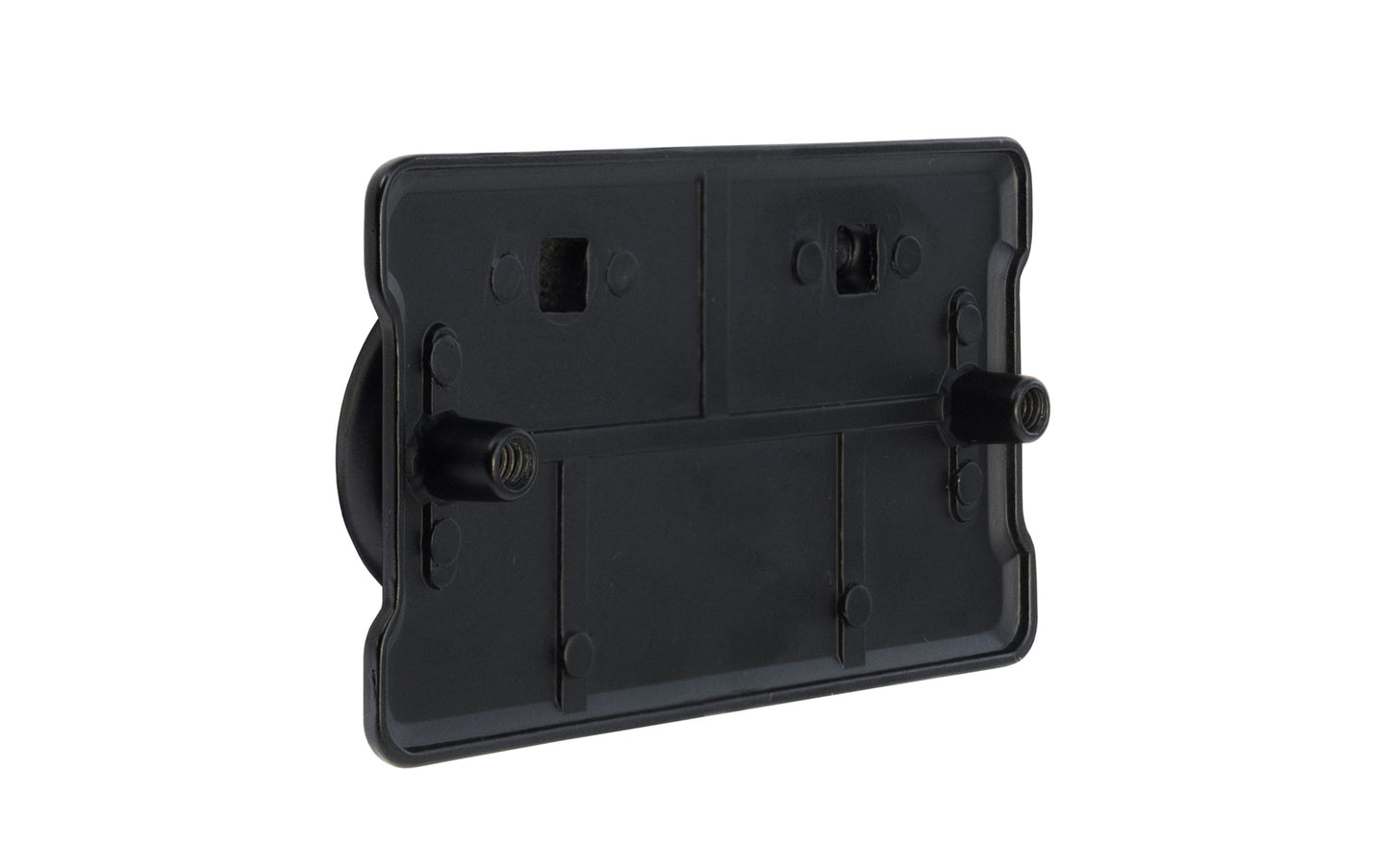 Vintage-style Hardware · Mission-Style Drop Pull ~ Larger Size designed in the Mission / Arts & Crafts style of hardware. 2" high x 3-3/4" wide plate size.