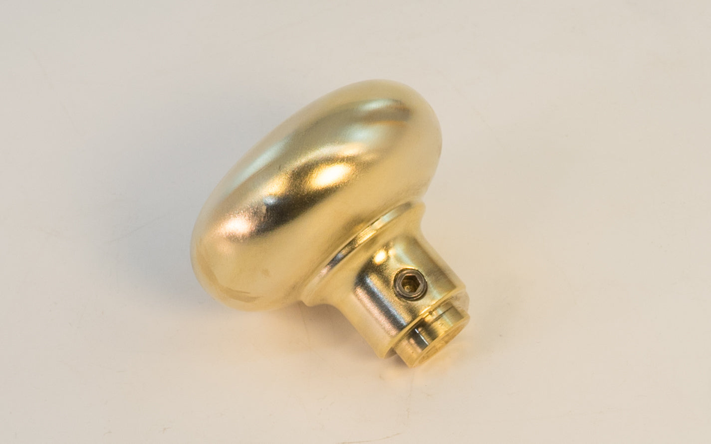 Brushed Brass Solid Brass Core Doorknob - USED