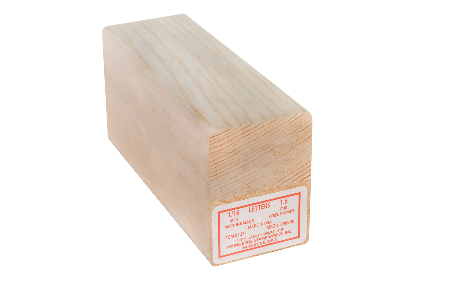 Young Bros 1/16" Size Steel Stamps - Letters