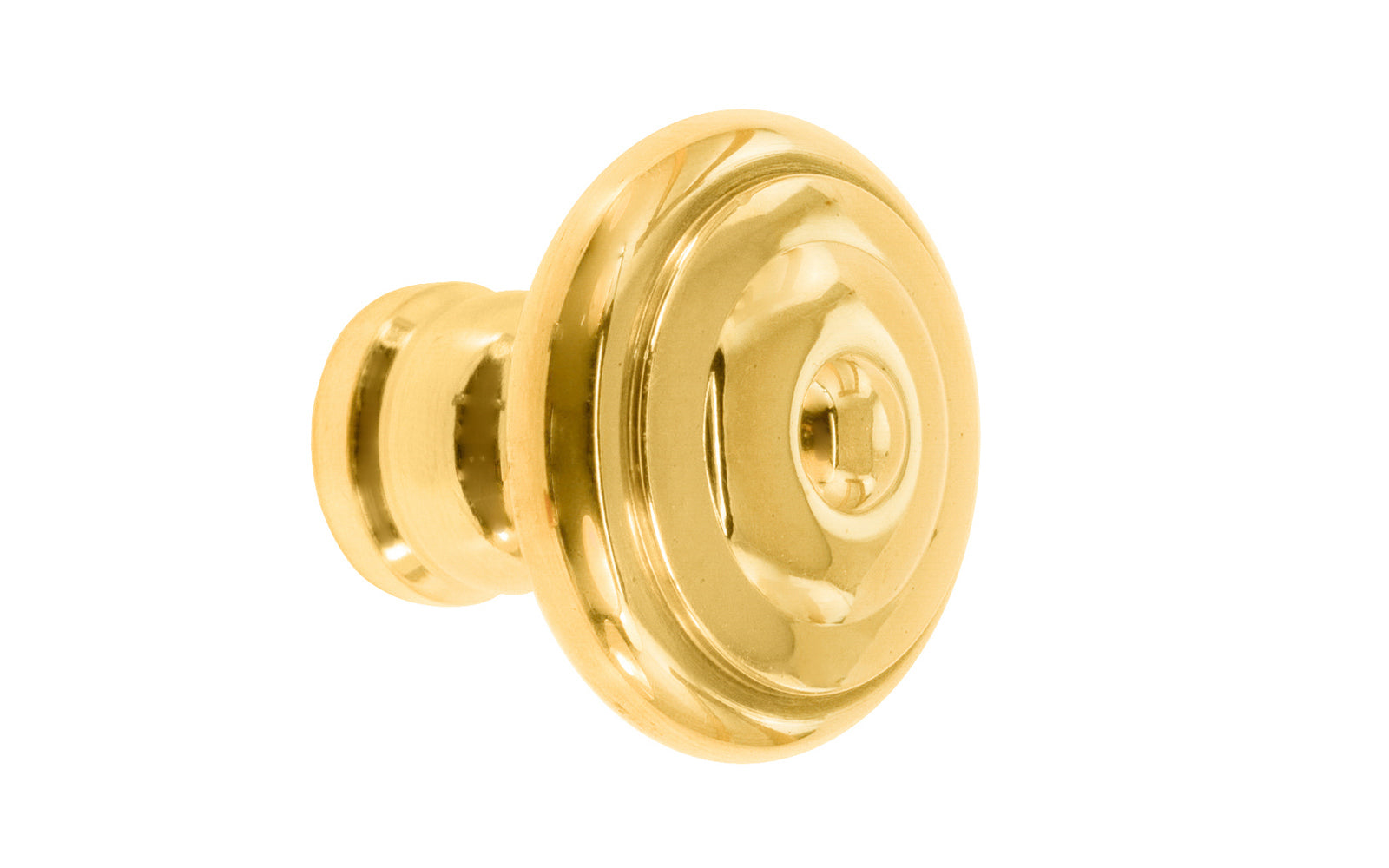 Solid Brass Mid-Century Style Cabinet Knob ~ 1-1/4" Diameter Unlacquered Brass (will patina over time) Solid Brass Mid-Century Style Cabinet Knob ~ 1-1/4" Diameter Unlacquered Brass (will patina over time)