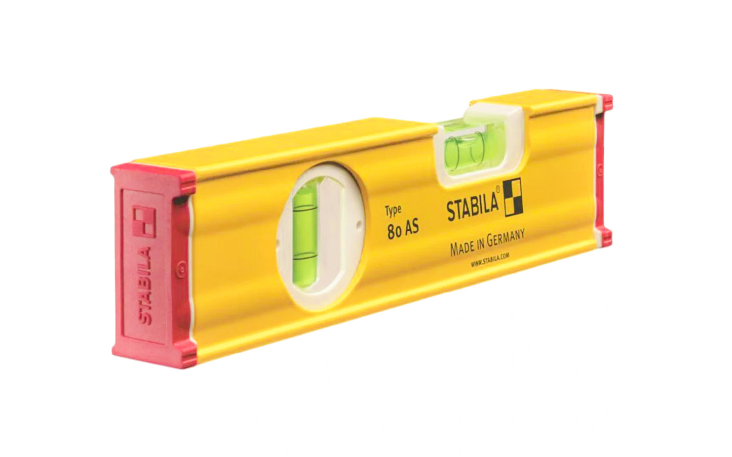Stabila 8" Small Box Level - Type 80 AS ~ Made in Germany - Model No. 29008 ~ Professional small stabila level.
