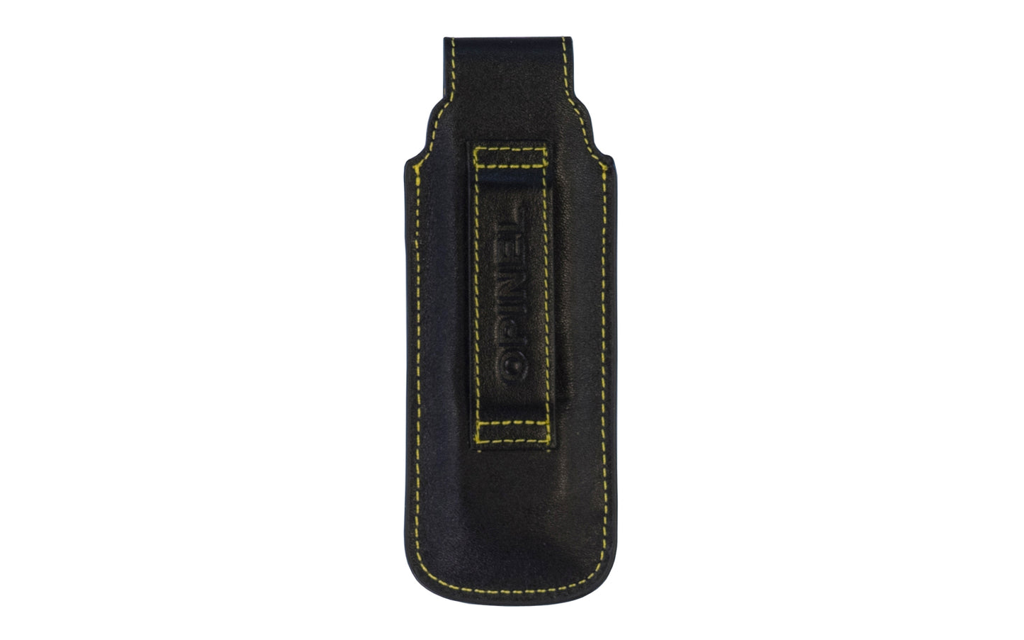 Opinel "Chic" Black Knife Sheath with Yellow Thread