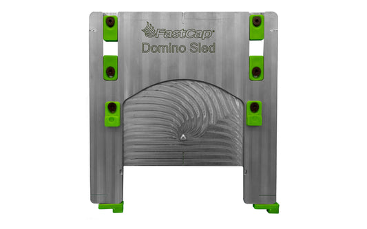 The FastCap "Domino Sled" provides consistent, fast easy, repeatable measurements for cutting joinery holes with a Festool DF 500 Q-set Domino Joiner. Machined from solid aircraft grade aluminum. Made in USA.