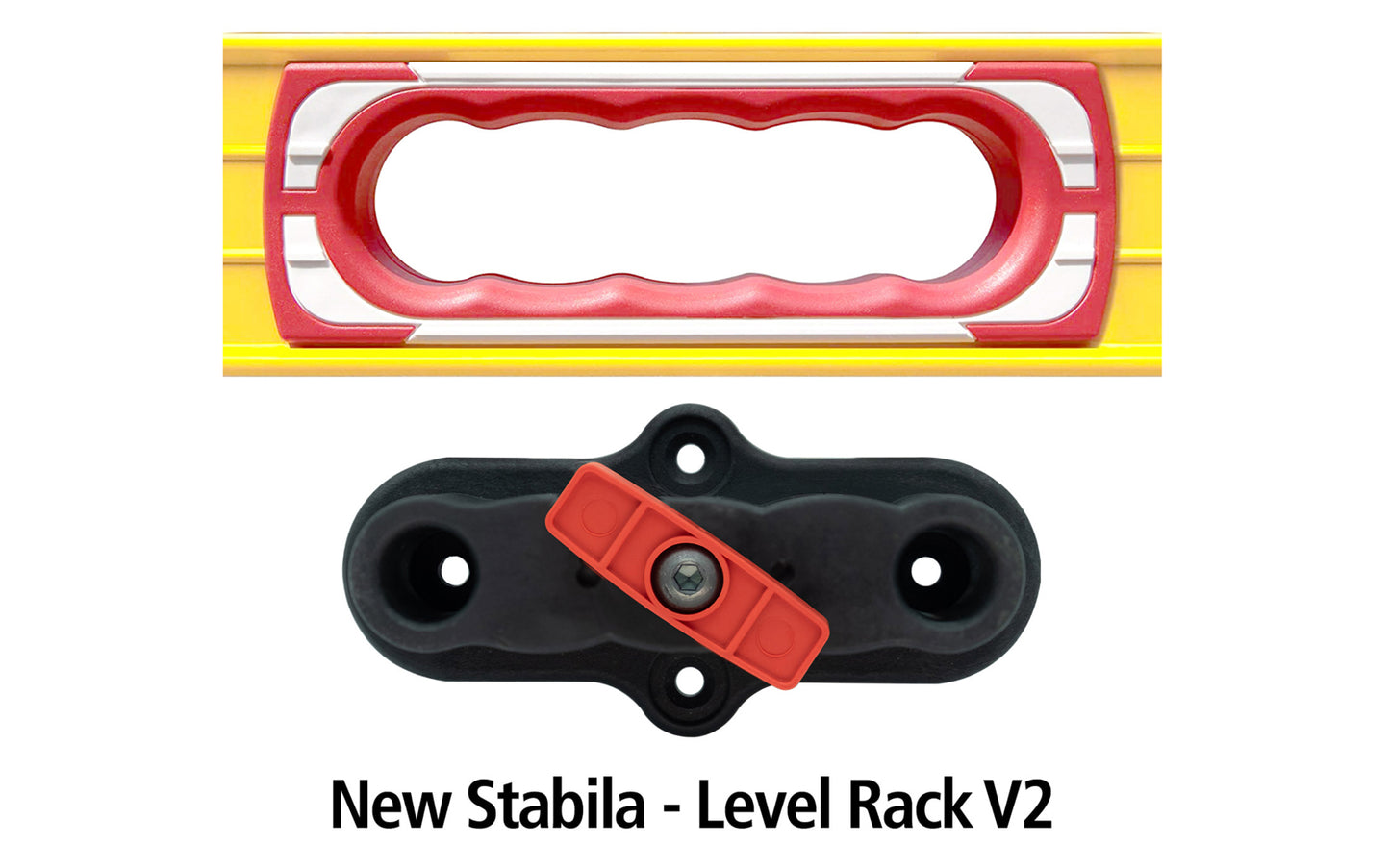 FastCap Level Rack is an innovative solution to securely & safely store your Stabila levels. Mount most Stabila levels vertically or horizontally on drywall, bare studs, garage door panels, trailer walls, or work truck. Cam-lock provides a positive lock that holds your level tight, secure, & rattle-free. New Stabila Style. Level Rack V2