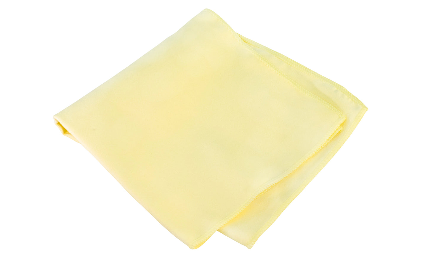 Norton 16" x 16" Micro Fiber Polishing Cloth - Yellow. Attracts & traps smallest particles - Hypo allergenic. Washable & reusable. 70% polyester / 30% polyamide. Made by Norton Abrasives, St. Gobain. Model No. 05301.