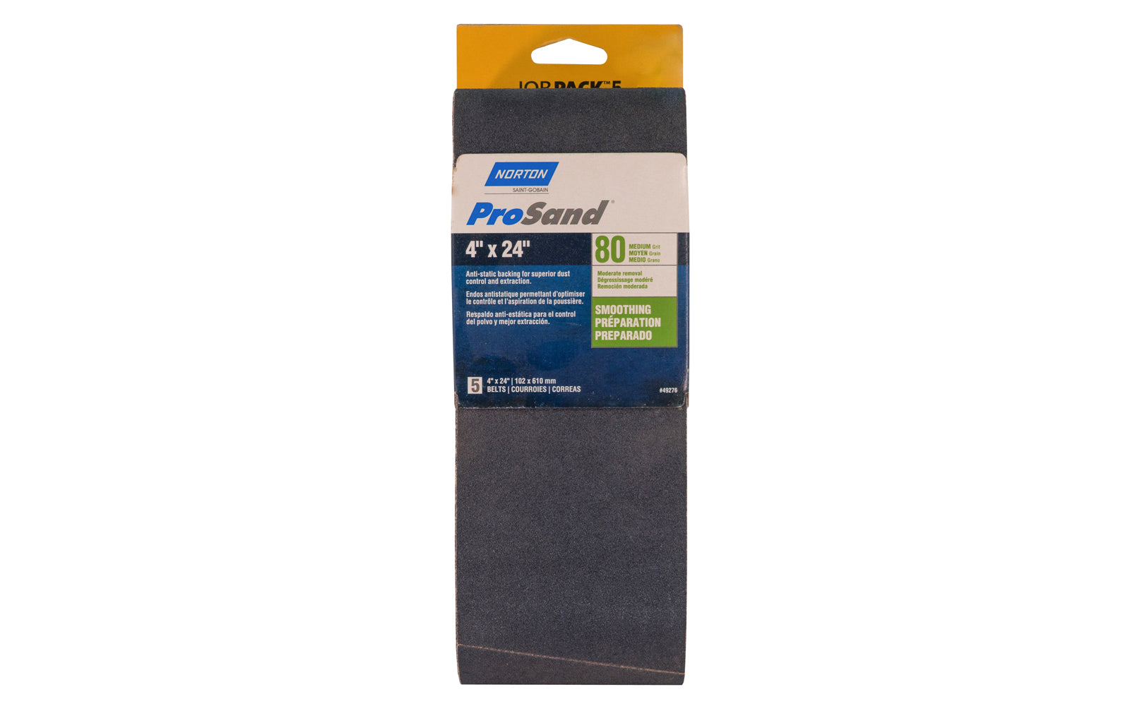 Norton ProSand 4 X 24 Sanding Belts 80 Grit 5 Pack Hardwick norton-prosand-4-x-24-sanding-belts-80-grit-5-pack-hardwick