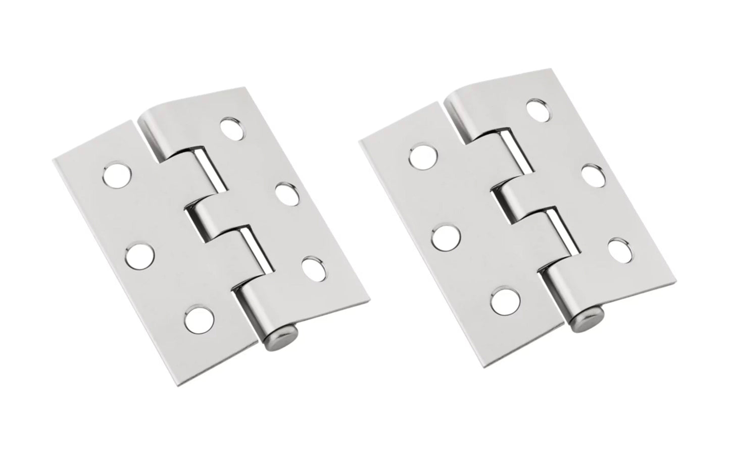 These 3" x 2-1/2" Screen / Storm Door Hinges are designed for use on light screen doors. Sold as two hinges in pack. National Hardware Model No. N185-701. 886780033762