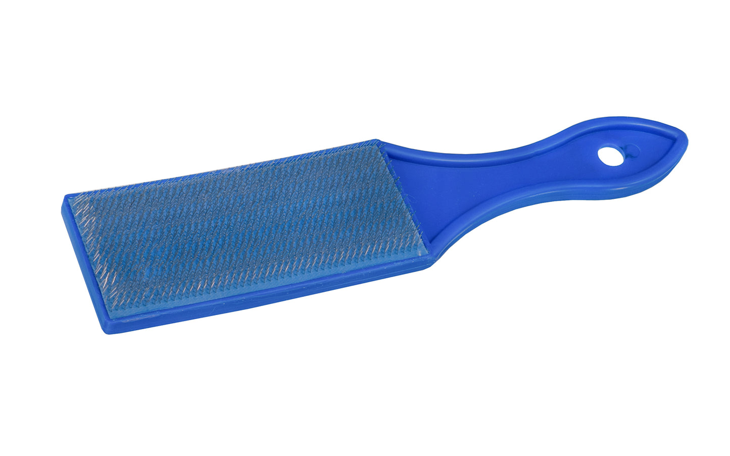 4-1/2" x 2" File Cleaning Brush. Brush tool for cleaning the teeth of needle & regular steel files. Handle made of plastic material. Made by SE.