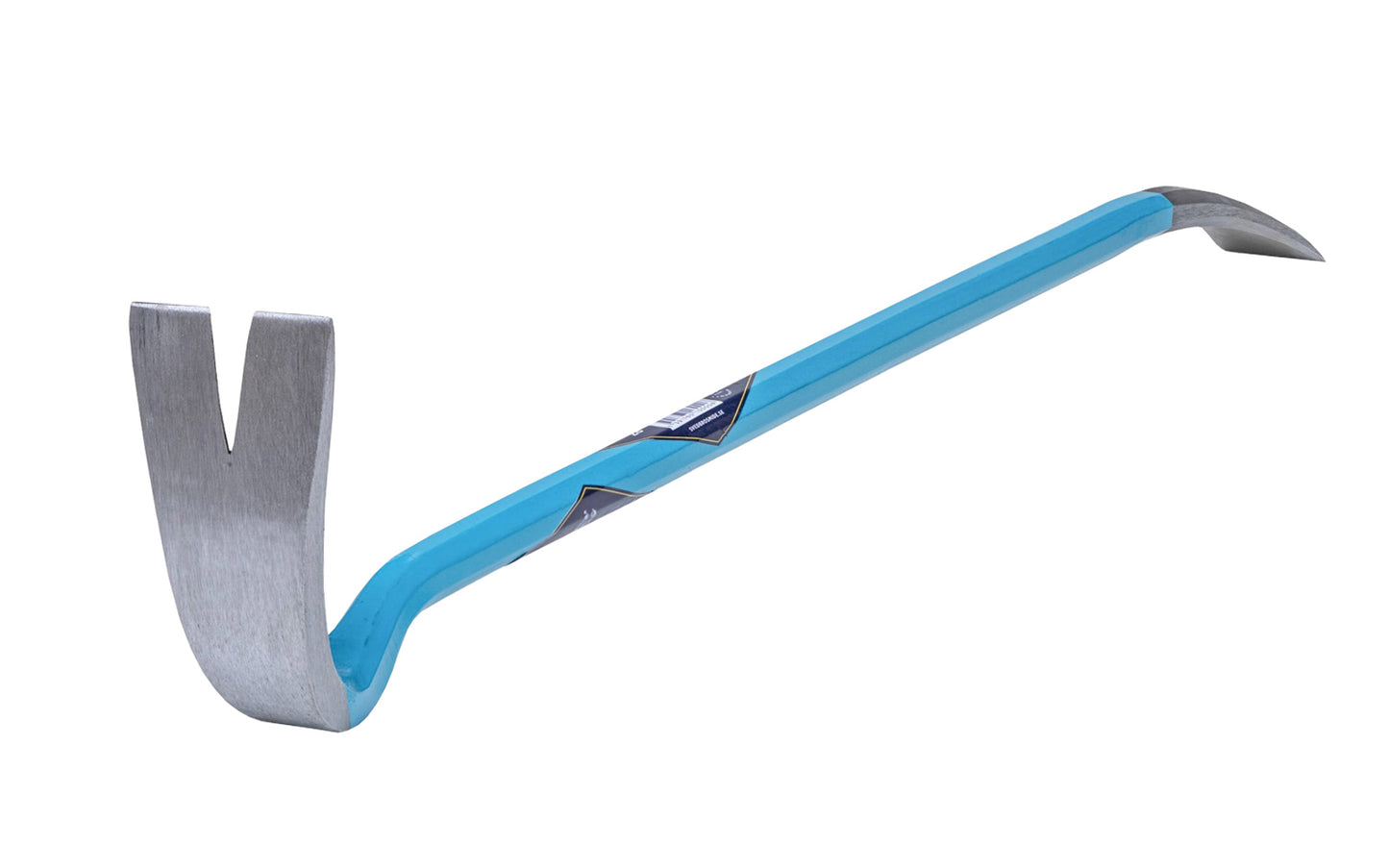 28" Svedbro Tove Wrecking Bar. High quality forged & tempered Swedish alloyed steel. Handcrafted & hand-forged Swedish crowbar. Made by Gränsfors Bruks' sister company, Svedbro Smide. Resilient & springy enough to cope with high loads. 90° nail pulling angle head & V-shape slot on nail puller. Pry bar made in Sweden. Model 128