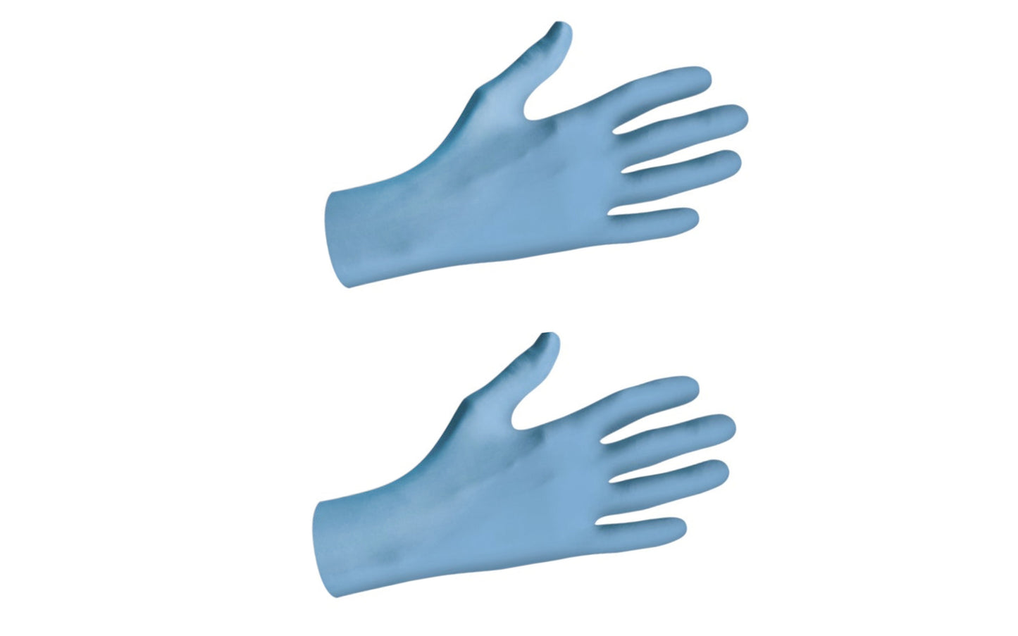Bue Nitrile Biodegradable Disposable Gloves - 100 Pack. Biodegradable, single use nitrile gloves. Features biodegradation in biologically active landfills. Powder-free, silicone-free, low-modulus 100% nitrile. Bisque fingertips. 9-1/2". 4 mil thickness. 9.5 inches long. Available in M, L, & XL sizes. Made by Showa.