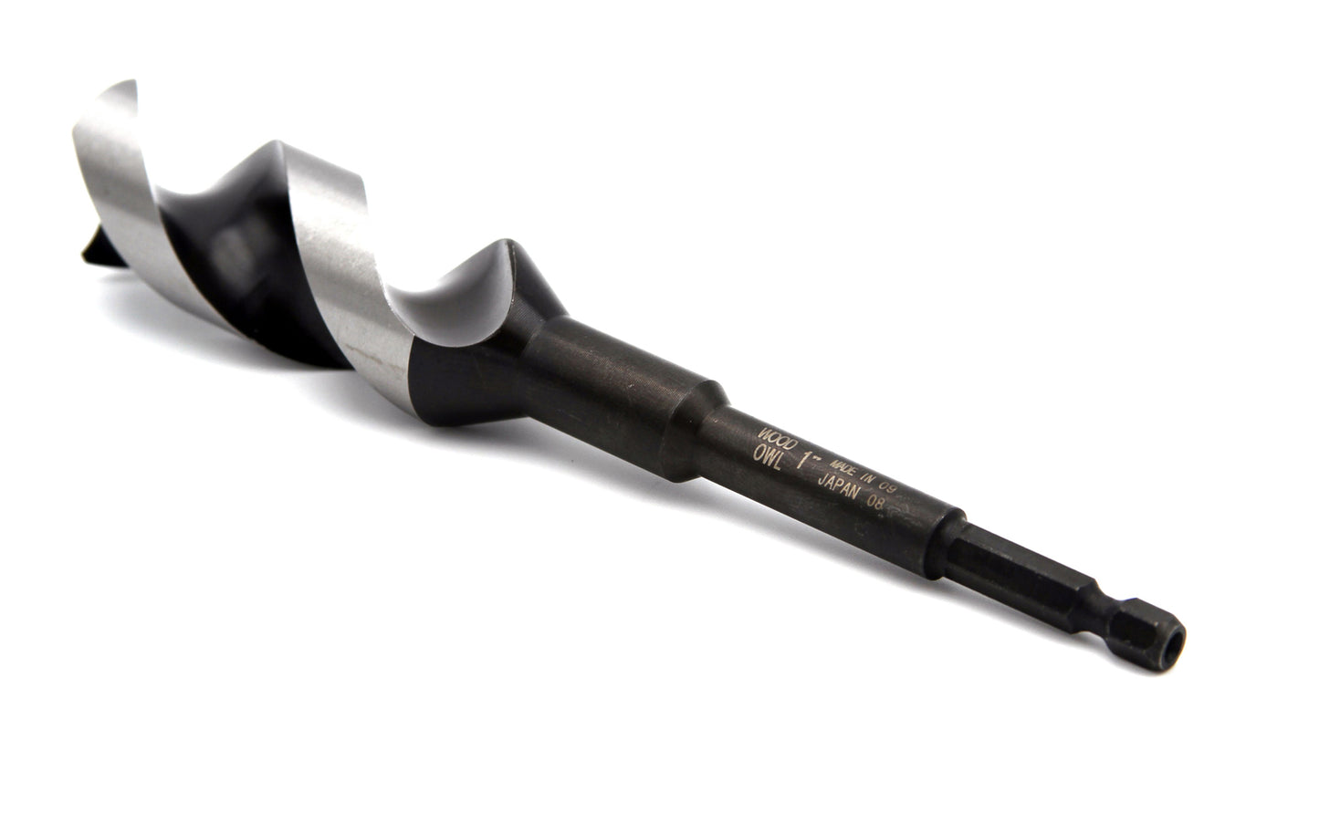 Wood Owl 1" (25 mm) Diameter x 6-1/2" ~ OverDrive Fast Boring Bit - Model No 00704 - Made in Japan - Concave Lead-in Edge for smooth starts & fast cuts