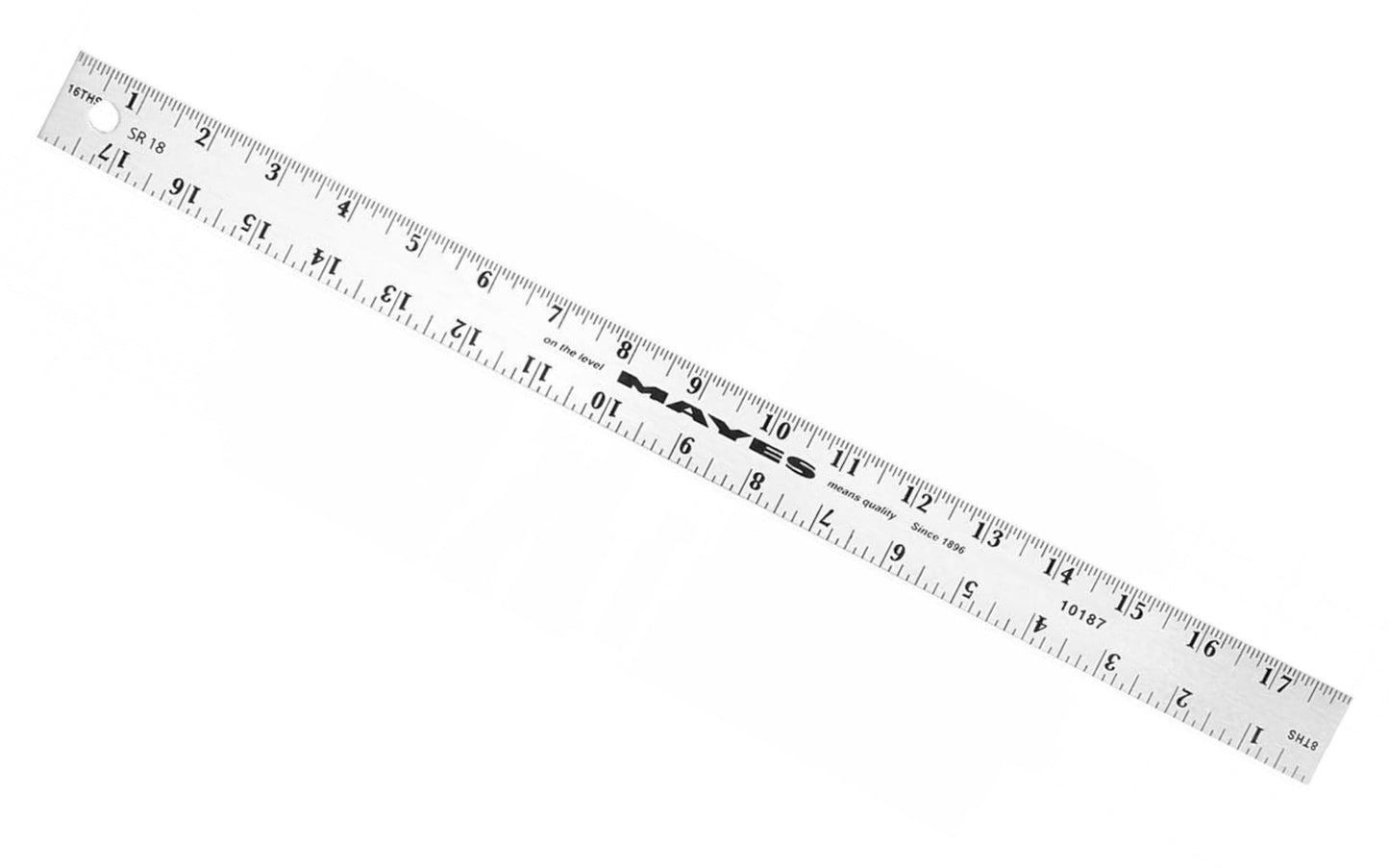 Mayes 18" Aluminum Rule ~ Model No. 10187 ~ 028452101878