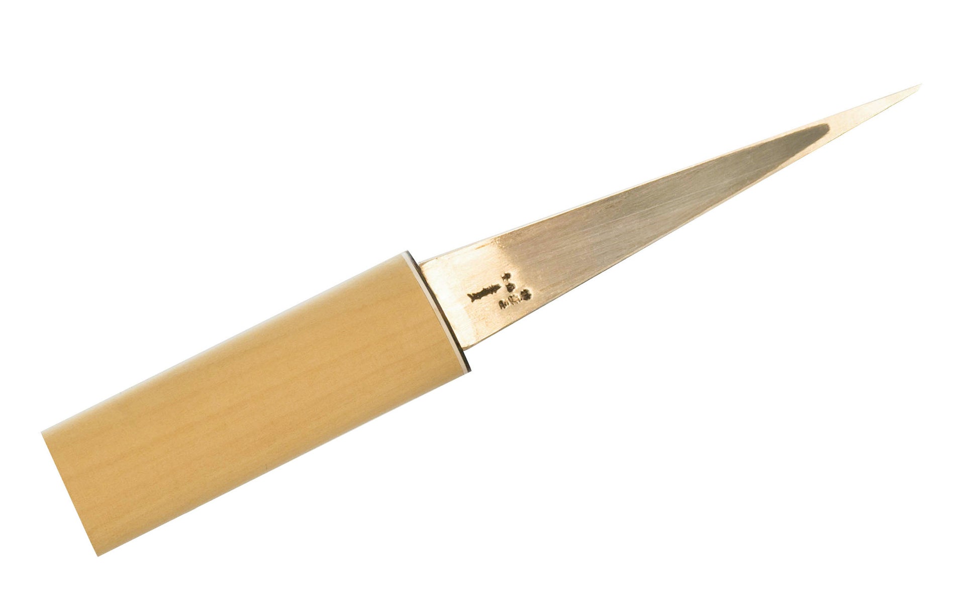 Kuri Japanese Laminated Steel Knife Backview ~ 135 mm