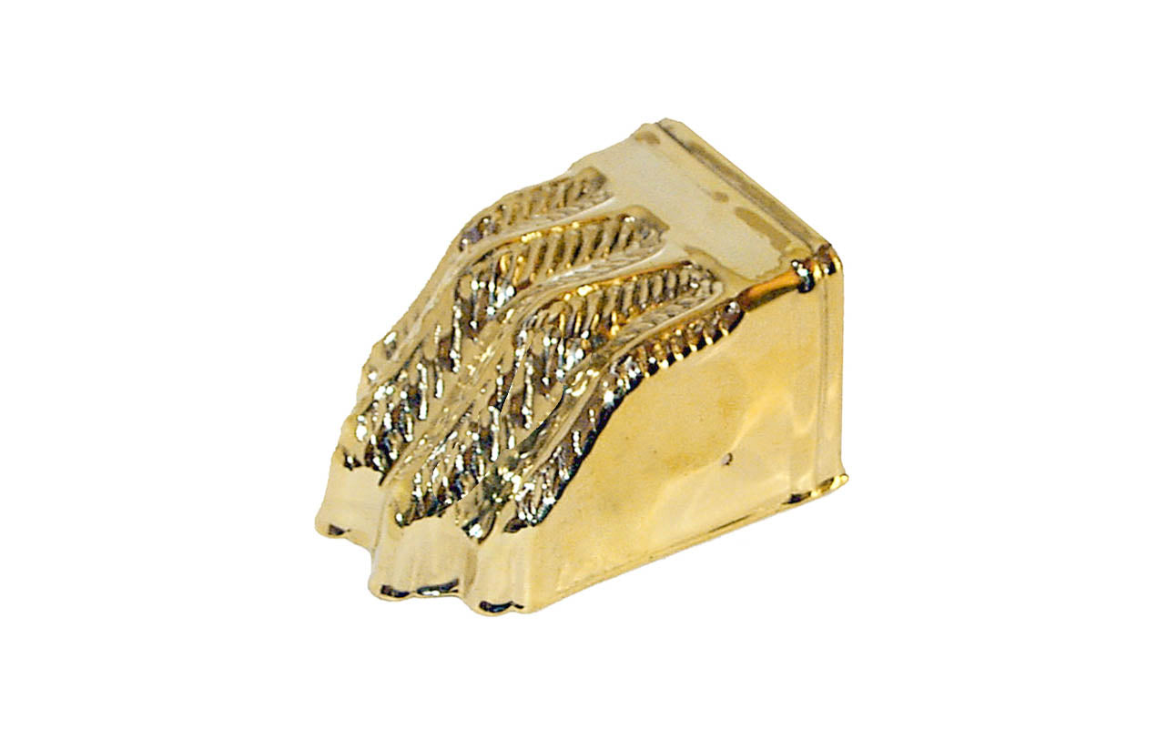 Brass Clawfoot Toe Cap ~ Non-Lacquered Brass (will patina over time) ! Vintage-style Hardware · Traditional & classic ~ Duncan Phyfe style ~ Made of stamped brass material ~ Designed to protect & beautify your furniture ~ Excellent for sofas, tables, dressers, & antique cabinets