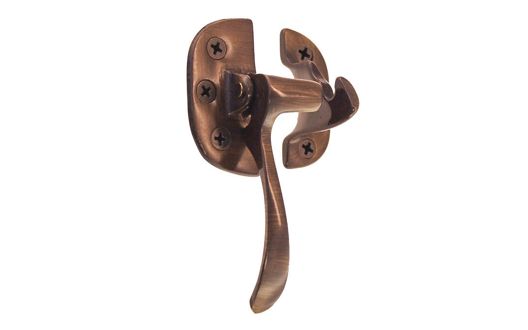 Surface Cabinet Lock ~ Antique Brass Finish – Hardwick & Sons