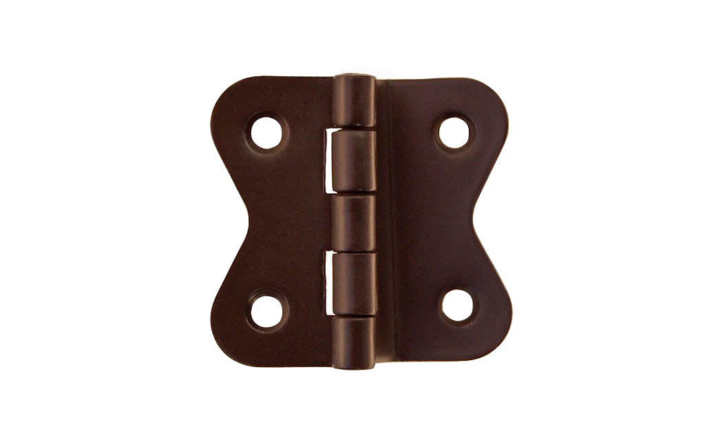 Solid Brass 3/8" Offset Butterfly Hinge ~ Small