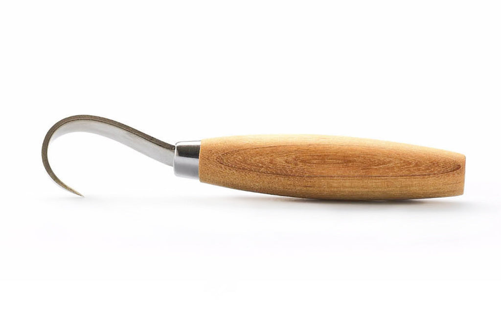 Morakniv Hook Knife 164 Left Stainless with Leather Sheath – Bernal Cutlery