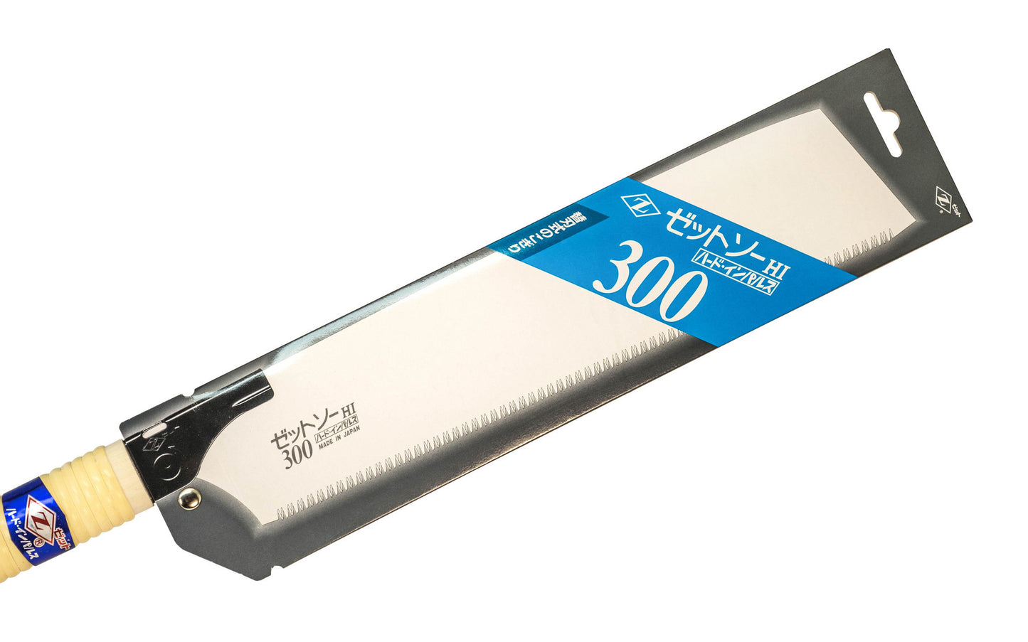 Made in Japan Z-Saw #H-300 | #15011 ~ Crosscut Teeth: 13 TPI ~ Coarse & fast cutting pull-saw ~ Impulse Hardened Teeth ~ Blade is removable ~ For general purpose rough work, house framing, or a quick cut off for 2 x 4 or 2 x 8 materials. It is a good saw for general lumber, soft & hardwoods, laminate board & plywood