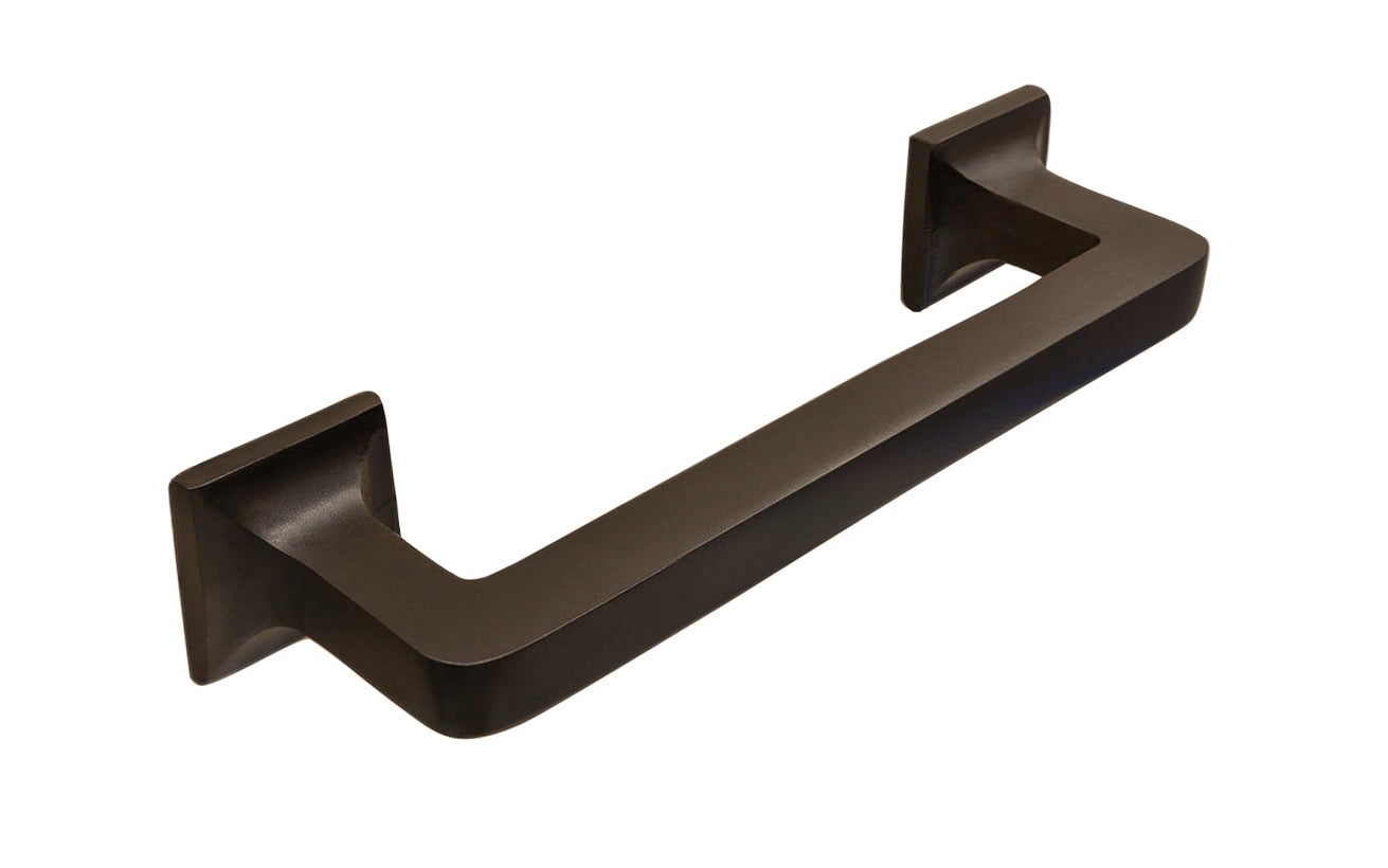 Vintage-style Hardware · Arts & Crafts Style Solid Brass Handle ~ 4" On Centers. Traditional & classic Arts & Crafts style ~ Made of high quality solid brass ~ 4" spacing of screw holes ~ May be mounted horizontally or vertically. Arts and Crafts Style Solid Brass Handle. Oil Rubbed Bronze