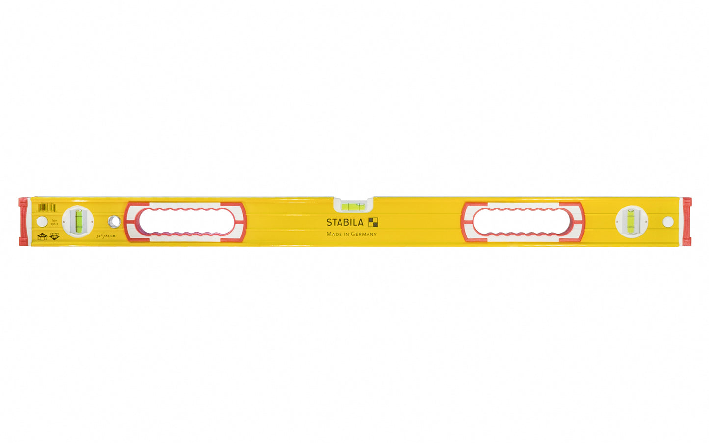 Stabila 32" (81 cm) Heavy Duty Level ~ Type 196-2 - No. 37432 ~ Made in Germany - This level in particularly is useful for building installation & for contractors, since it's 32" size fits door headers, window sills, & thresholds