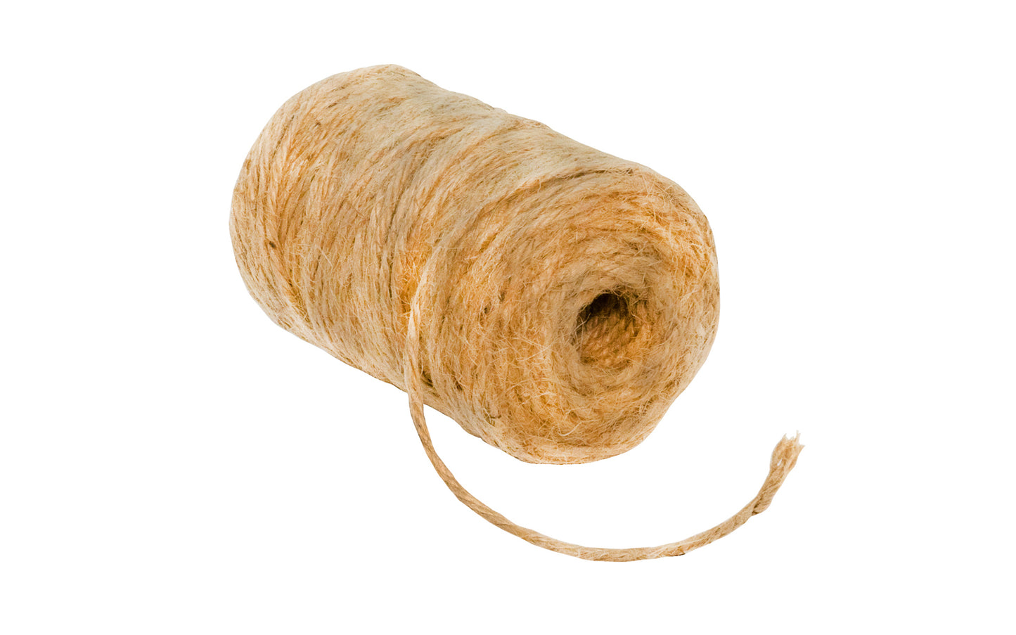 4-Ply Twine Natural Jute Fiber - 147'. Biodegradable, low stretch twine with no added chemicals. Ideal for gardening, arts & crafts projects, wrapping gifts, & other general household applications. Natural brown color. Working load limit is 4 lbs. 4 Ply Natural Jute Fiber