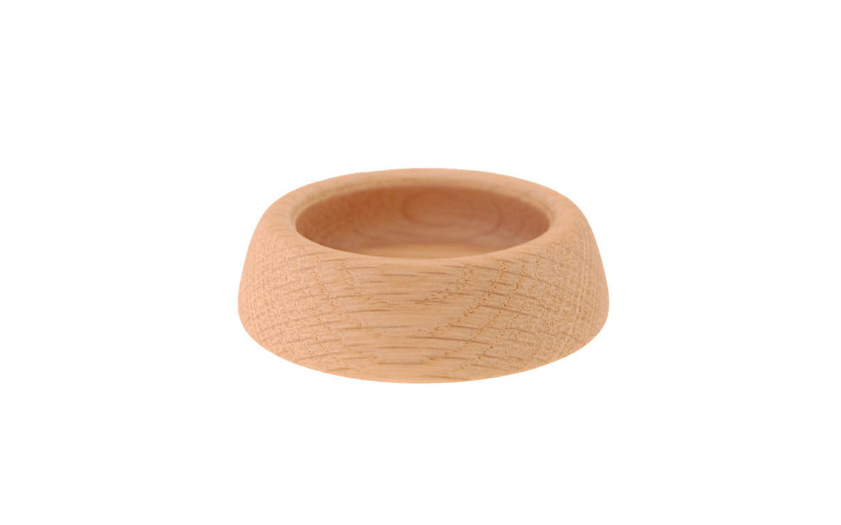 Oak Wood Caster Cup