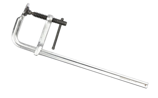 Jorgensen 12" x 3" Drop-Forged Bar Clamp - No. 75312 - Jorgensen Pony - 450 lbs. clamping pressure - 3" throat depth - 12" max opening - Drop-forged steel bar is chrome plated to ward off rust longer, & a heat-treated acme screw provides increased durability