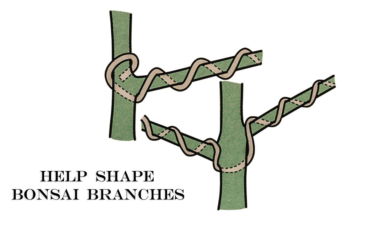 Made in Japan · Made of black coated anodized aluminum ~ 3 mm (1/8") diameter - 100g weight ~ Corrosion resistant ~ Excellent for training & shaping Bonsai