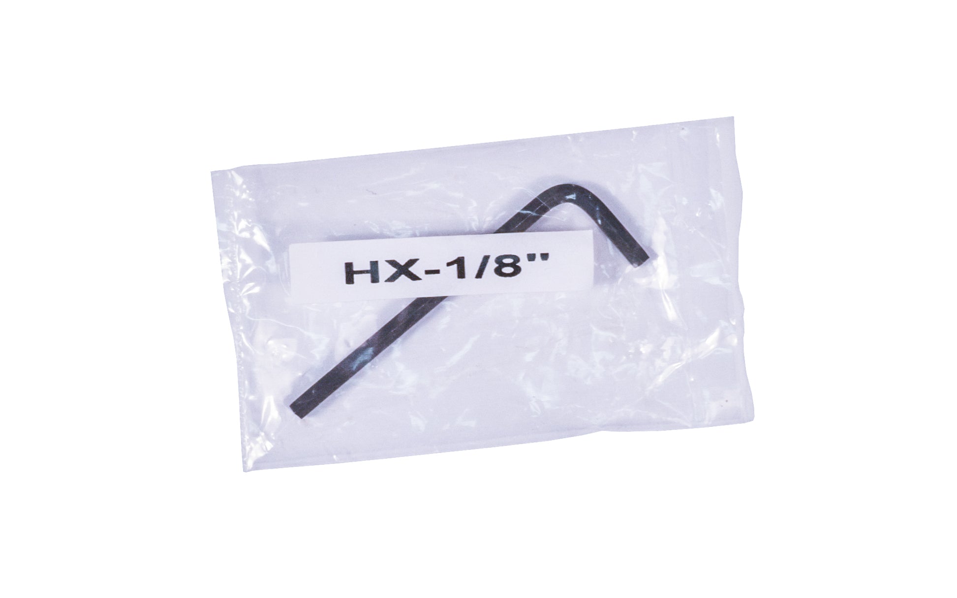 Package 1/8 hex key for set screws on doorknobs