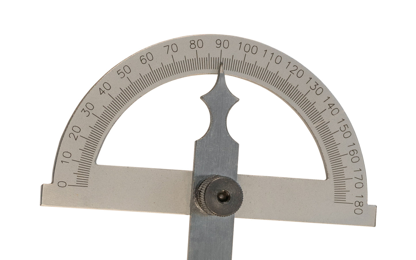 Vogel Satin Chrome Protractor ~ 4-3/4" Diameter Head - Model No. 32-2511 - Made in Germany