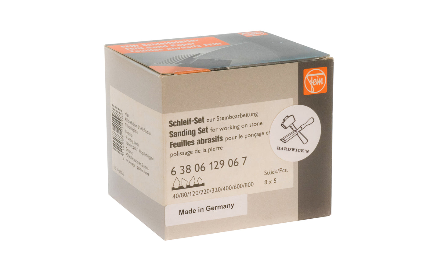 Fein Stone Sanding & Polishing Set - 63806129067. Box Set. Made in Germany. 4014586214986