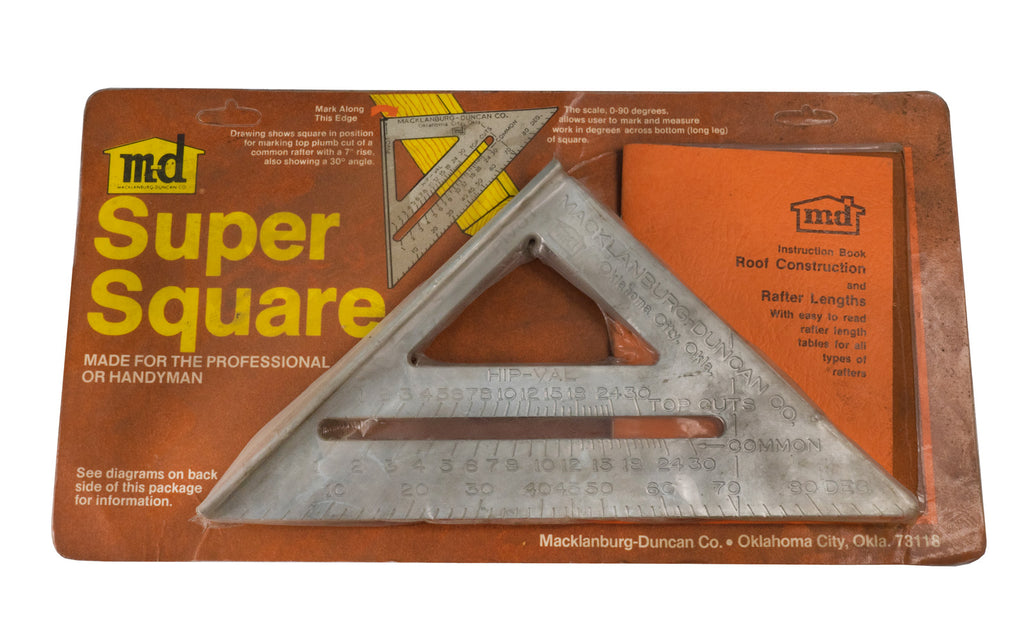 MacklanburgDuncan Co. 7" Speed Square with Book