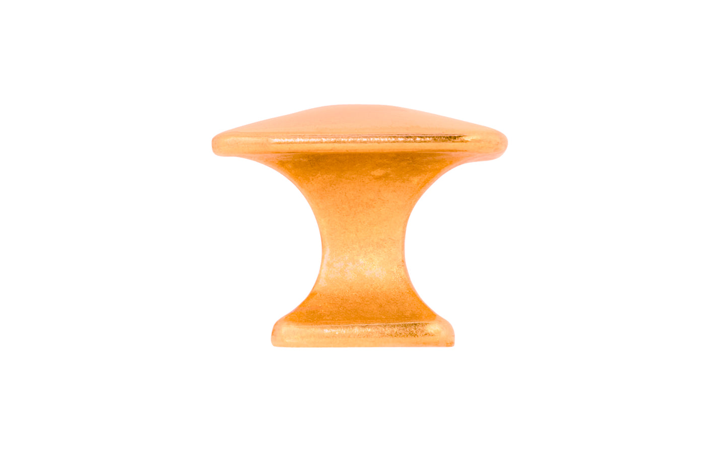 Vintage-style Hardware · Solid Brass Pyramid Shape Square Cabinet Knob ~ 1" size knob. Made of solid brass, this stylish knob has a smooth & weighty feel. Mission-style, Arts & Crafts style of hardware. Polished copper finish.