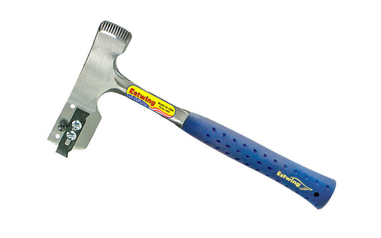 The Estwing Shingler's Hammer With Replaceable Blade & Gauge is designed for all-types of composite shingles. Anti-vibration handle. Model #E3-CA ~ Made in USA ~ 034139620815