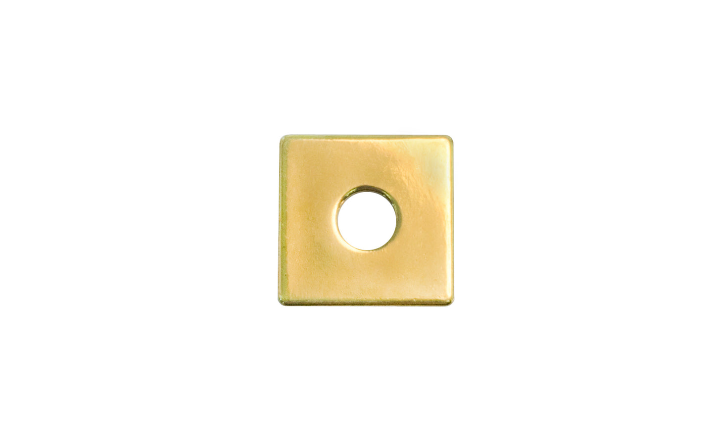 A simple square solid brass backplate designed in the Mission / Arts & Crafts style. The square-shaped rosette backplate is great for knobs. Made of heavy stamped brass material. Sold as one each. Solid Brass Mission-Style Square Backplate for Knobs. 3/4" x 3/4" size. Square shape back plate for knobs