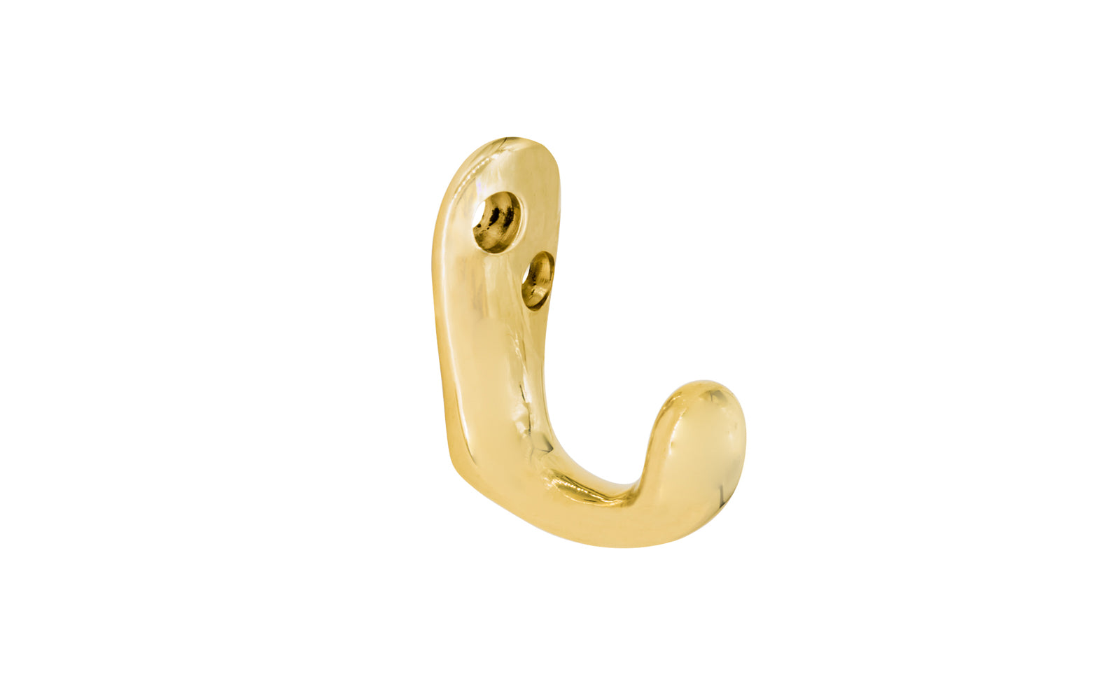 Small Solid Brass Wardrobe Hook ~ Unlacquered Brass – Hardwick & Sons