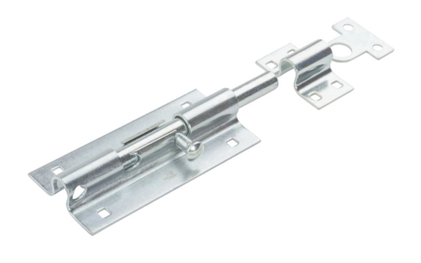 This 8" Zinc-Plated Heavy Duty Barrel Bolt is designed for security applications such as large gates, farm buildings, sheds, stockrooms, doors & other heavy-duty installations, etc. It can be padlocked for additional protection. National Hardware Model No. N151-167. 038613151161