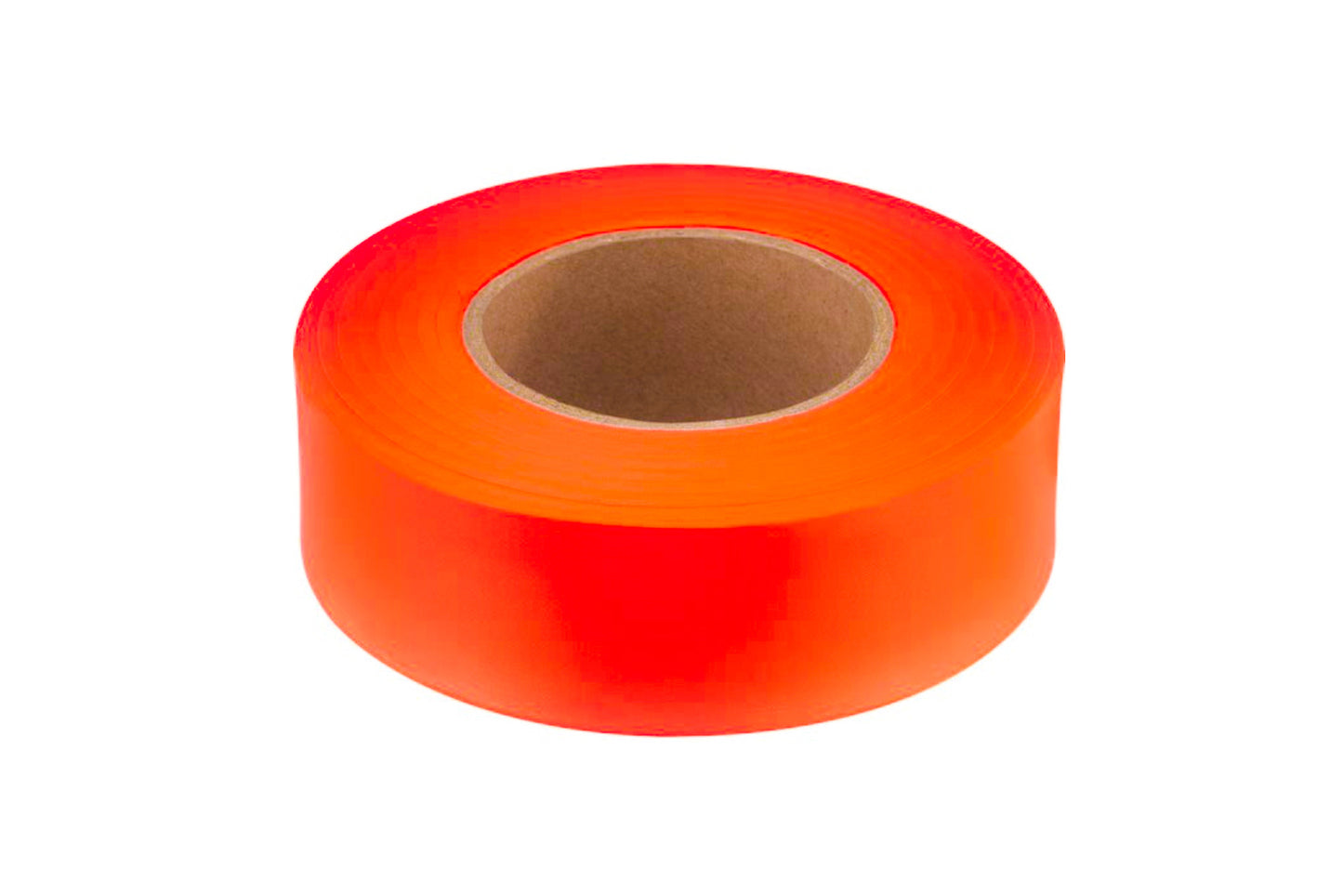 This Empire Fluorescent Orange Color Flagging Tape 1" x 200' is durable plastic tape that remains pliant in cold weather. Easy to tear & tie off. Tape is ideal for surveying projects, marking trails, & similar tasks, etc. Model 77-002. 015812770027