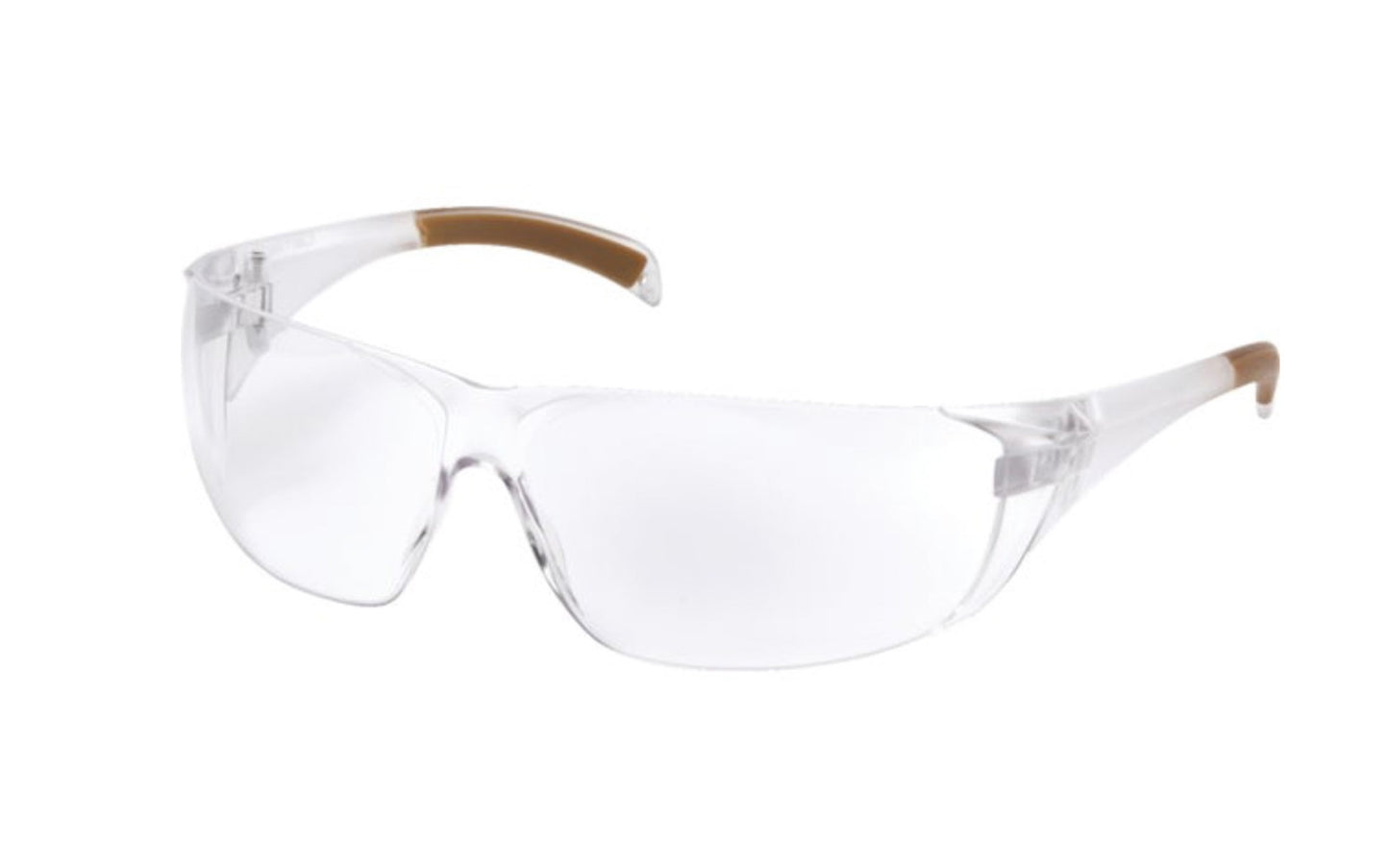 Carhartt Billings Safety Glasses. Durable safety glasses that provide a great economical option, without sacrificing style, for a wide variety of applications. Features a lightweight, frameless design with wrap-around coverage for superior protection. Anti-fog lenses. Meets ANSI Z87.1 high impact requirements. Meets CAN/CSA Z94.3-15 standards.