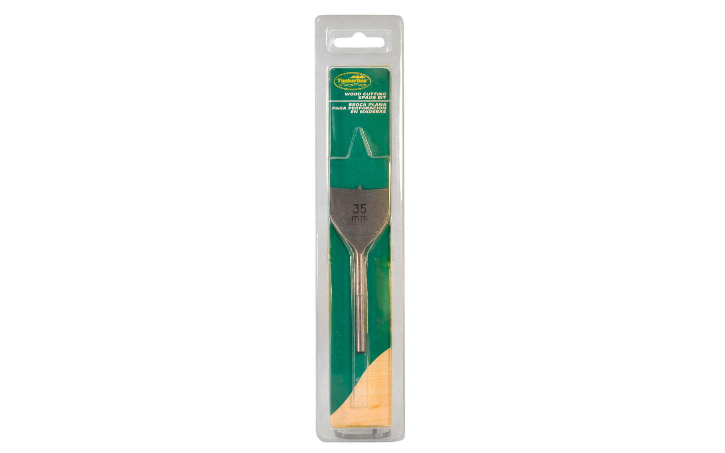 Timberline 35 mm Spade Bit. 4" overall length.