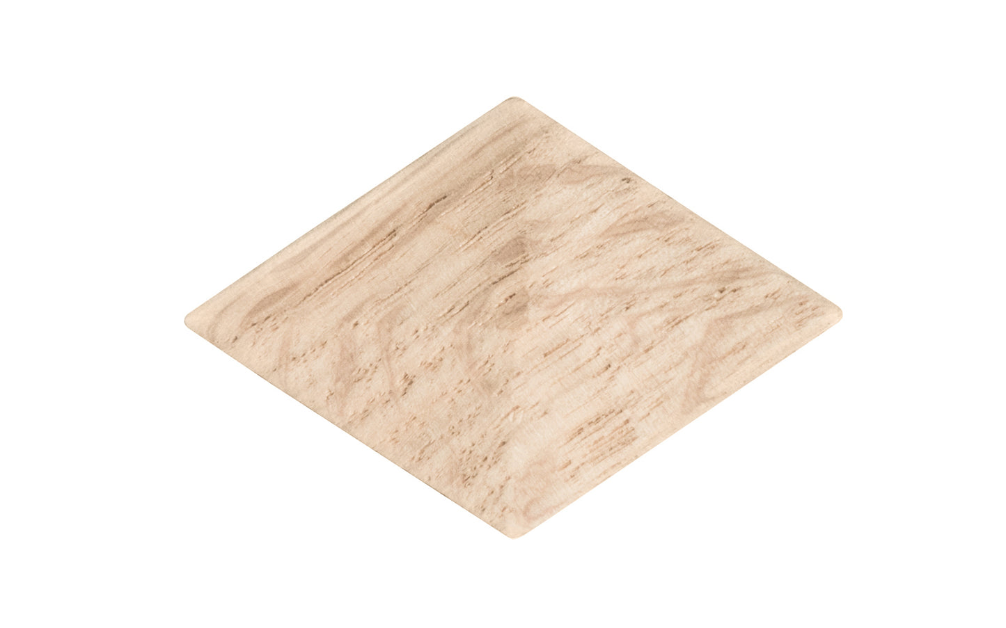 Classic & traditional vintage style wood knob. A diamond shape Oak wood cabinet knob. The knob may be stained, painted, or varnished if desired. The knob is designed in the Mission-style / Arts and Crafts / Craftsman style of hardware. Great for cabinets, drawers, & furniture. 2-1/4" x 1-1/2" size knob.