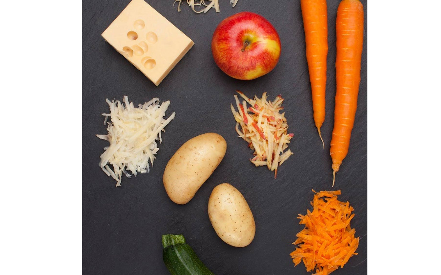 Made in USA - Blade made in USA - Great for grating soft cheese, carrots, potato, zucchini, cabbage - Non-slip grip - Dishwasher safe - Razor-sharp blades made from stainless steel - 18/8 grade - Ergonomically designed handle ~ No-slip base - Gourmet Series Extra Coarse Grater - 098399450087 - non-skid foot - 45008