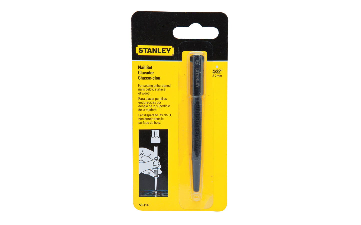 Stanley 1/8" Nail Set