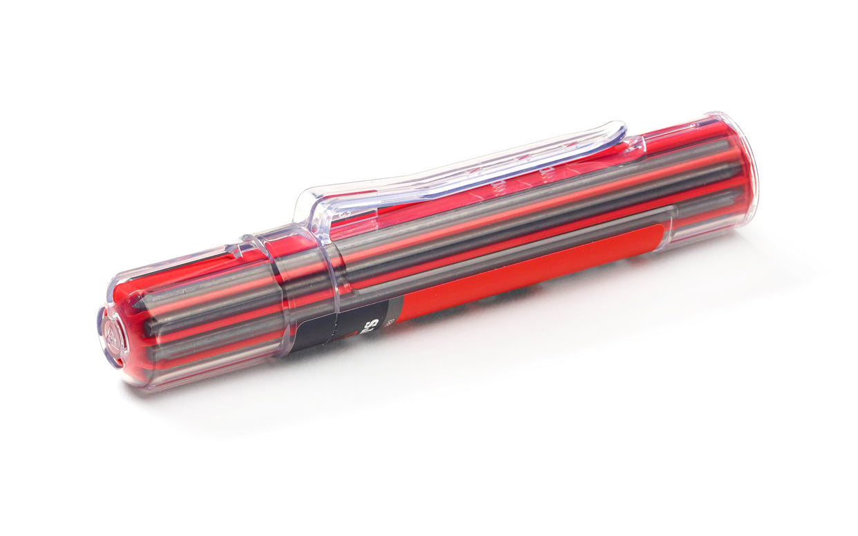 Hultafors Dry-Marker graphite refills HRD-G. Smart container with 10 leads for marking on all types of surfaces. Graphite Lead Points. Can be attached with a clip in pocket or tool bag. Container protects the leads during transport & only ejects one lead at a time. Refill fits the Hultafors Dry Marker. Part # 650110