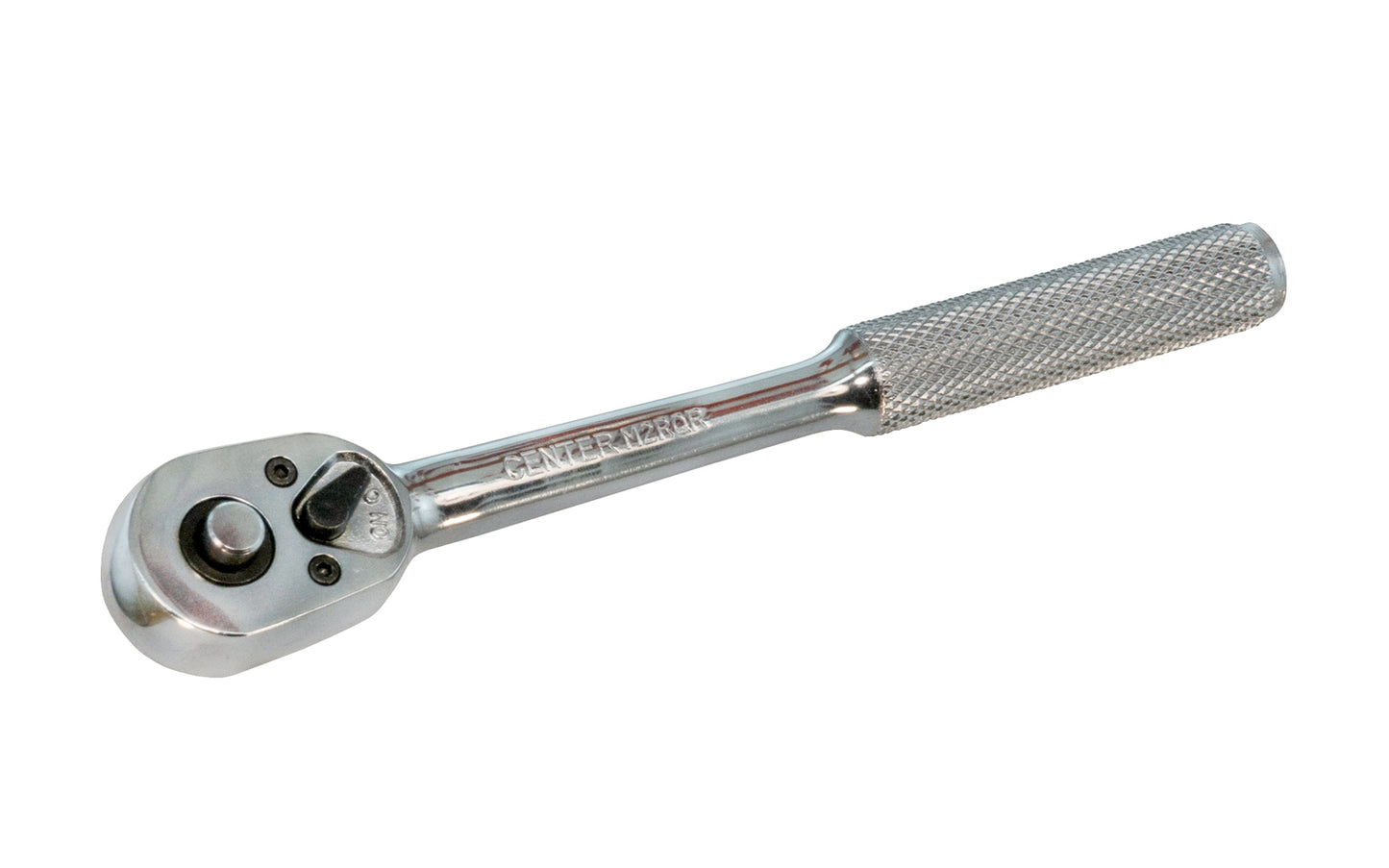 This 7-3/4" Quick Release Ratchet Handle 3/8" Dr is made of Chrome Vanadium Steel with an etched steel handle for a good grip. Quick Release with an easy change reversible ratchet direction. 7-3/4" overall length. 3/8" drive. Japanese Ratchet Handle. Made in Japan.
